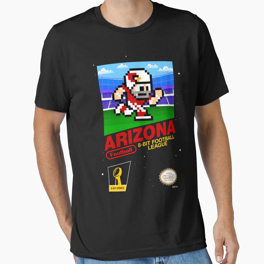 Arizona 8 Bit Videogames Cartridge T-Shirt - Trendy Graphic Men Women - T-Shirt, Sweatshirt, Hoodie