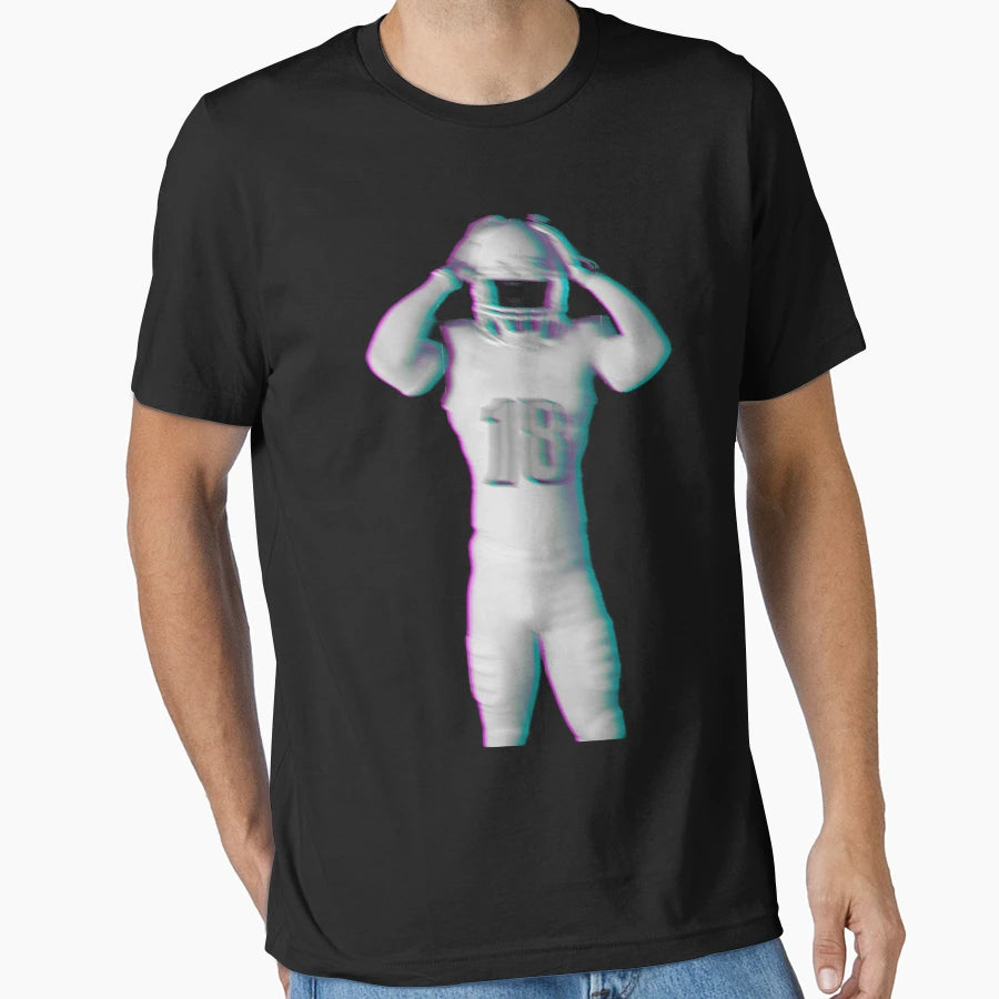 American Football Player T-Shirt - Novelty Apparel for Adults - T-Shirt, Sweatshirt, Hoodie