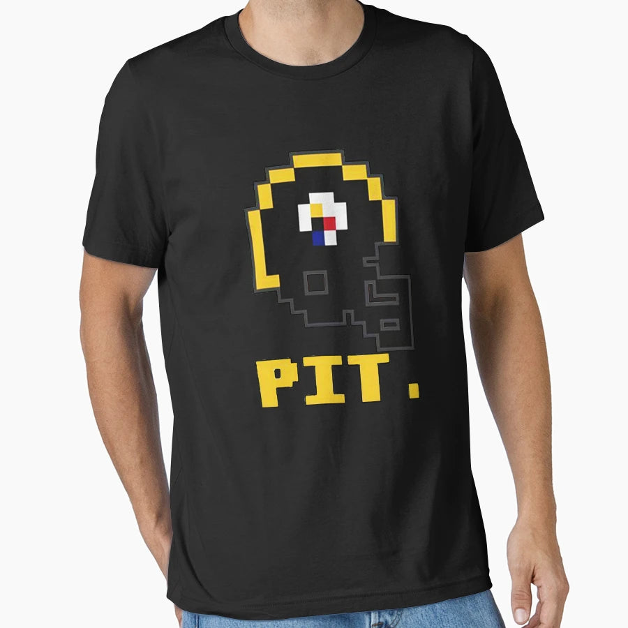 Pittsburgh Football Tecmo Bowl T-Shirt - Aesthetic Graphic for Adults - T-Shirt, Sweatshirt, Hoodie