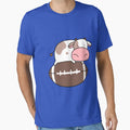 Tiny Cow And Football T-Shirt - Aesthetic Graphic for Adults - T-Shirt, Sweatshirt, Hoodie