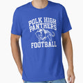 Polk High Panthers Football T-Shirt - Unique Graphic for Adults - T-Shirt, Sweatshirt, Hoodie