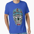 Sugar Skull Chicago Baseball T-Shirt - Fun Novelty Design Unisex - T-Shirt, Sweatshirt, Hoodie