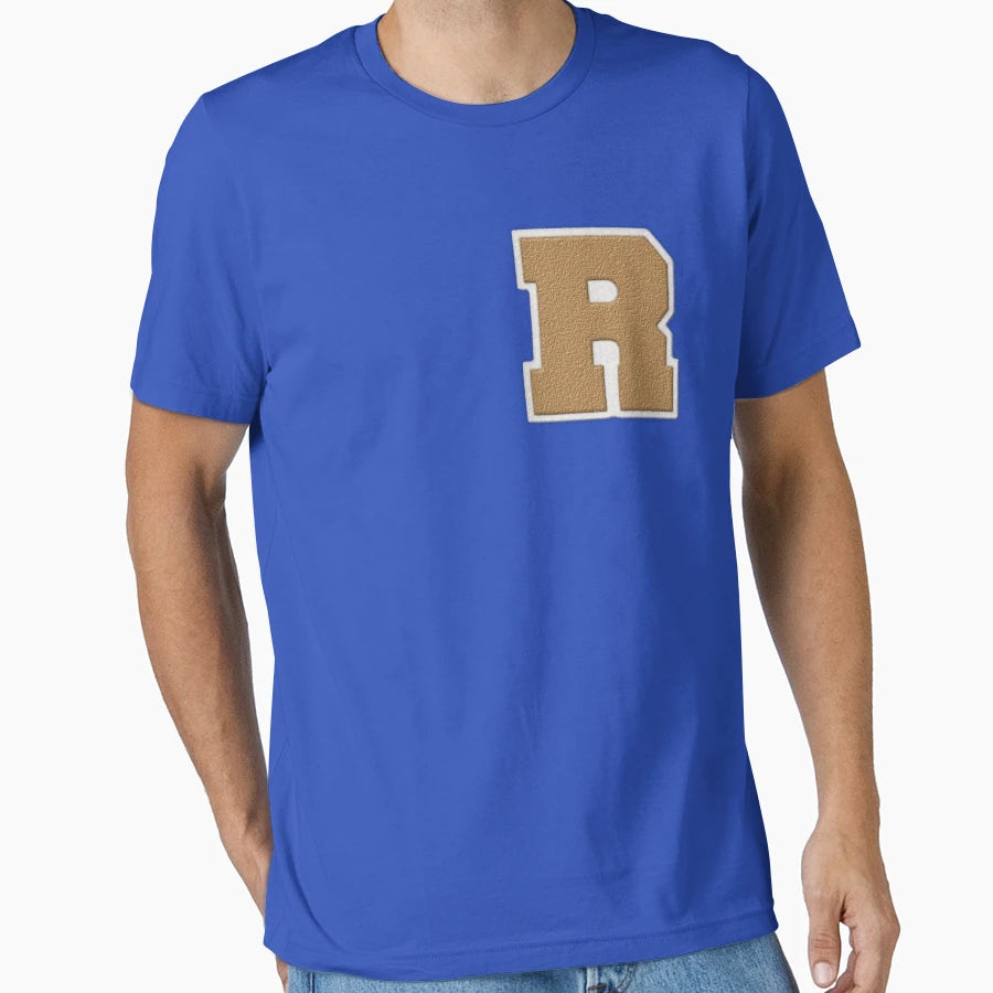 Varsity Letter R T-Shirt - Novelty Apparel Men Women - T-Shirt, Sweatshirt, Hoodie