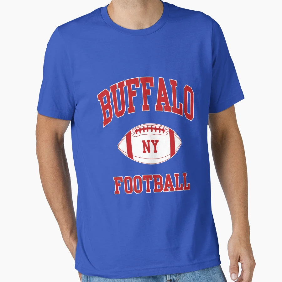 Red Art Ny Buffalo Football New York T-Shirt - Minimalist Print for Adults - T-Shirt, Sweatshirt, Hoodie