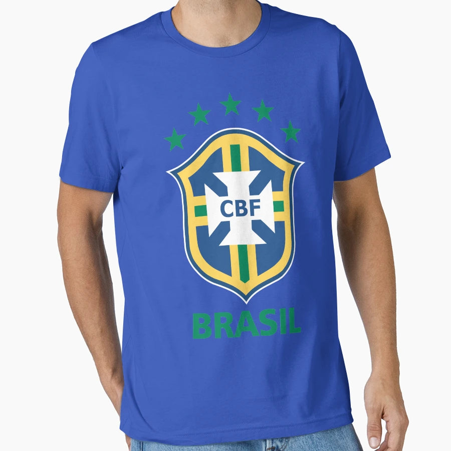 Brasil Cbf Crest Futbol Soccer T-Shirt - Unique Graphic Men Women - T-Shirt, Sweatshirt, Hoodie