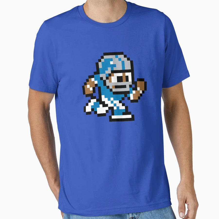 Detroit Lions Tecmo Super Bowl T-Shirt - Minimalist Print Men Women - T-Shirt, Sweatshirt, Hoodie