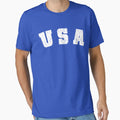 Town Tees Faded Usa American Pride T-Shirt - Novelty Apparel Men Women - T-Shirt, Sweatshirt, Hoodie