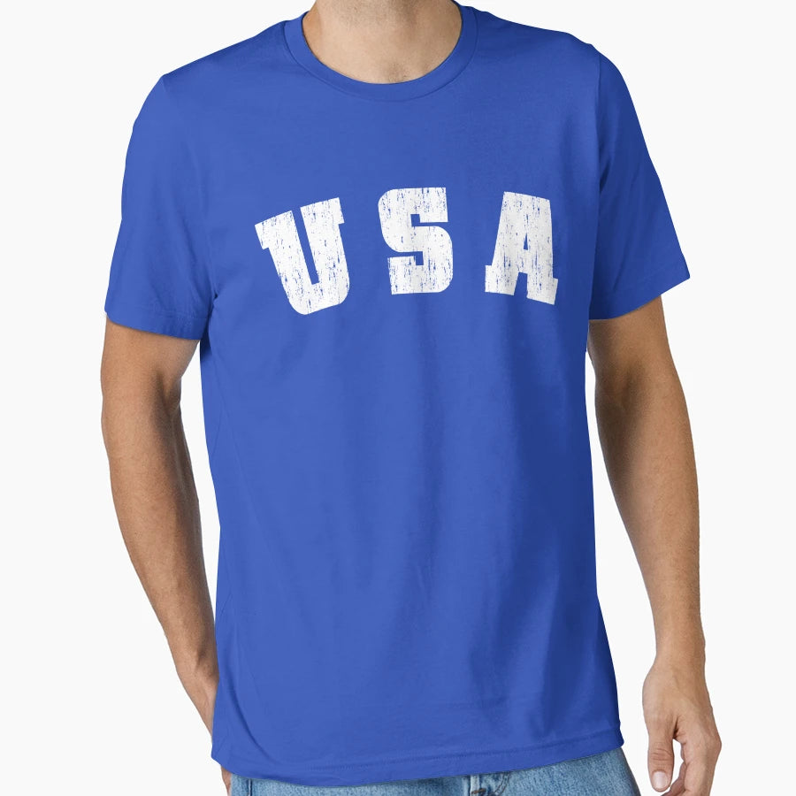 Town Tees Faded Usa American Pride T-Shirt - Novelty Apparel Men Women - T-Shirt, Sweatshirt, Hoodie