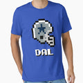 Dallas Tecmo Super Bowl Football T-Shirt - Custom Art Print Men Women - T-Shirt, Sweatshirt, Hoodie