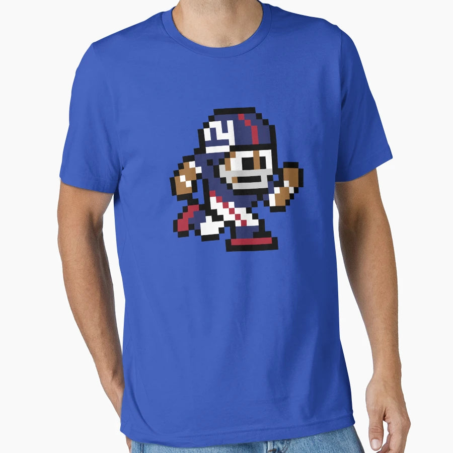 New York Giants Tecmo Super Bowl Football T-Shirt - Novelty Apparel Unisex - T-Shirt, Sweatshirt, Hoodie