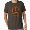 Vector Football Brown T-Shirt - Minimalist Print Men Women - T-Shirt, Sweatshirt, Hoodie
