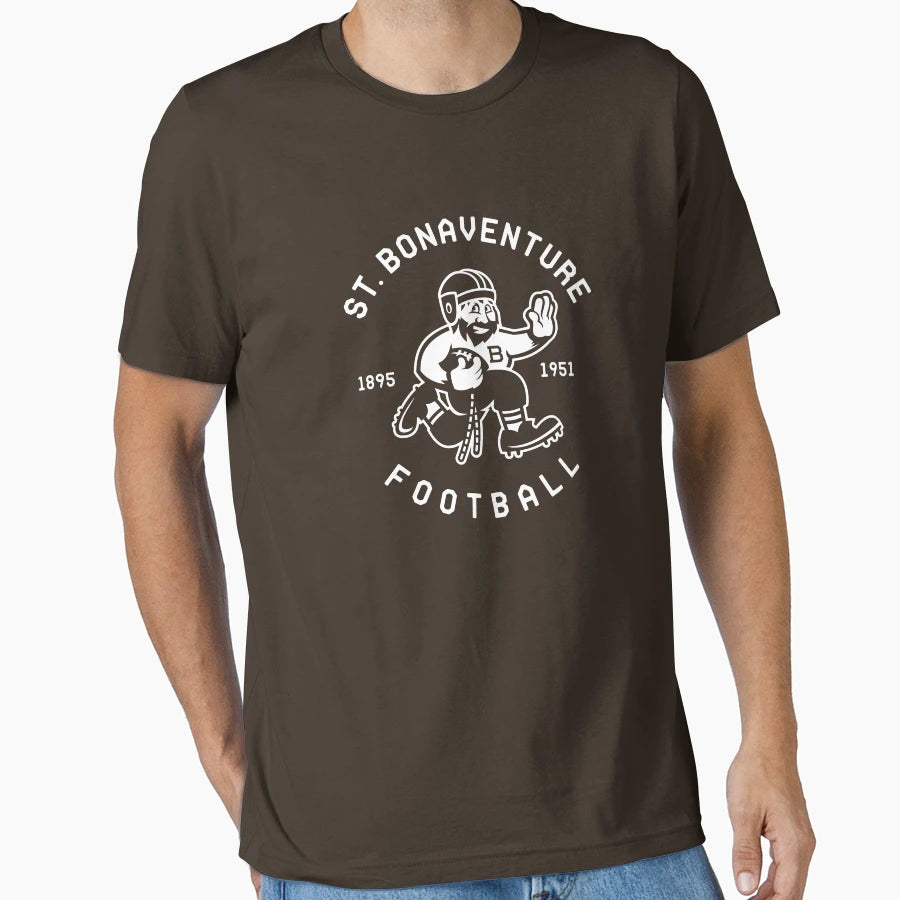 St Bonaventure Football T-Shirt - Novelty Apparel for Adults - T-Shirt, Sweatshirt, Hoodie