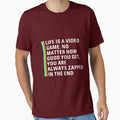 Life Is Game T-Shirt - Casual Everyday Wear for Adults - T-Shirt, Sweatshirt, Hoodie