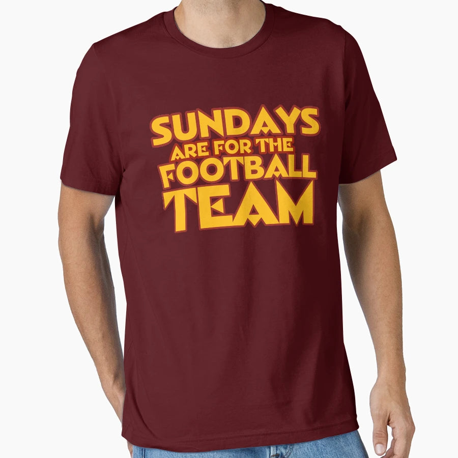 Sundays Are Football Team Fight Old Dc T-Shirt - Streetwear Style Men Women - T-Shirt, Sweatshirt, Hoodie
