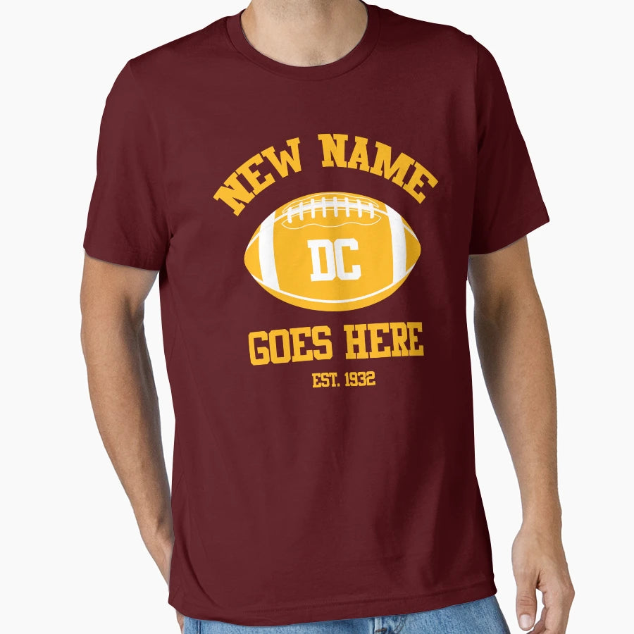 Washington Football Team New Name T-Shirt - Custom Art Print for Adults - T-Shirt, Sweatshirt, Hoodie