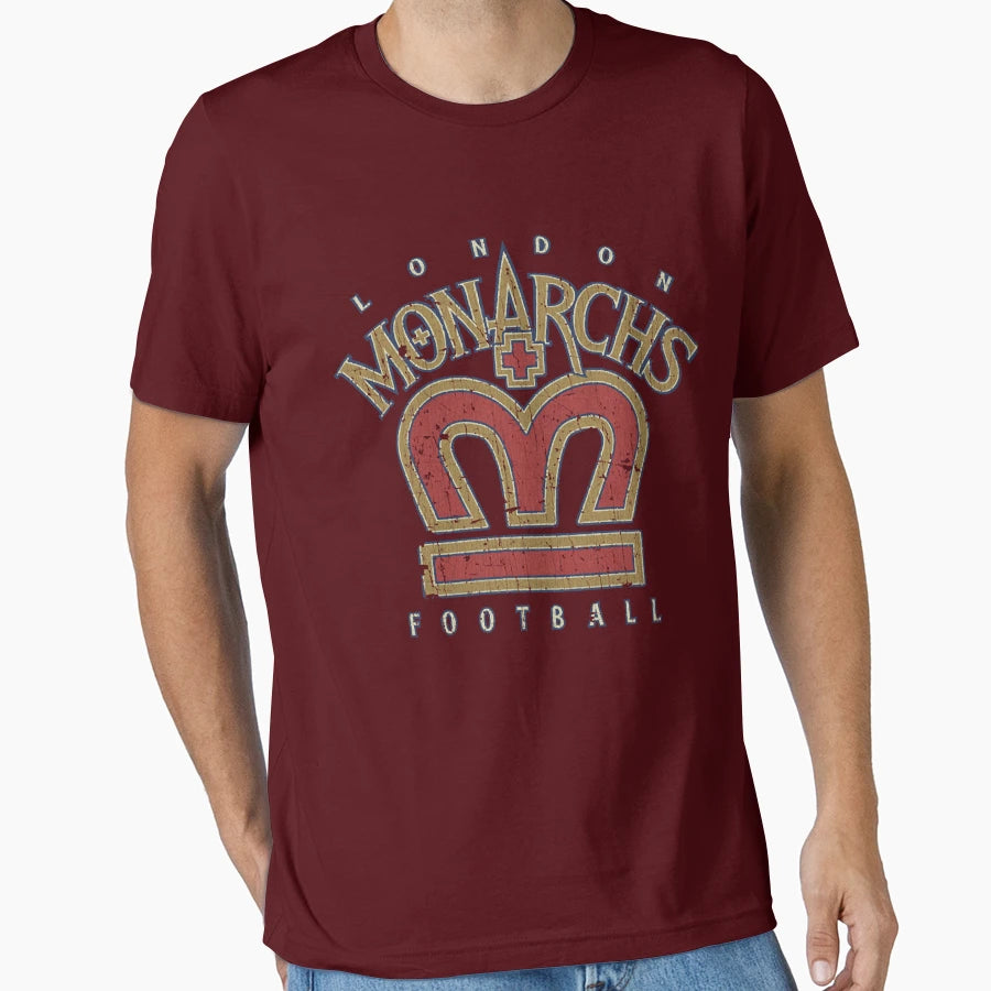 London Monarchs 1991 T-Shirt - Trendy Graphic for Adults - T-Shirt, Sweatshirt, Hoodie