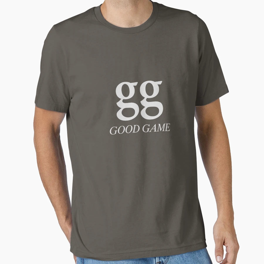 Gg Good Game Gaming Designs T-Shirt - Casual Everyday Wear for Adults - T-Shirt, Sweatshirt, Hoodie
