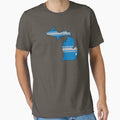 Detroit Football T-Shirt - Custom Art Print for Adults - T-Shirt, Sweatshirt, Hoodie