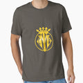 Villarreal Gold Crown T-Shirt - Trendy Graphic Men Women - T-Shirt, Sweatshirt, Hoodie