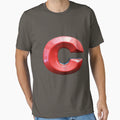 Alphabet C Colorful T-Shirt - Graphic Print Unisex - T-Shirt, Sweatshirt, Hoodie