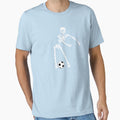Skeleton Soccer Halloween Tdesign T-Shirt - Fun Novelty Design for Adults - T-Shirt, Sweatshirt, Hoodie