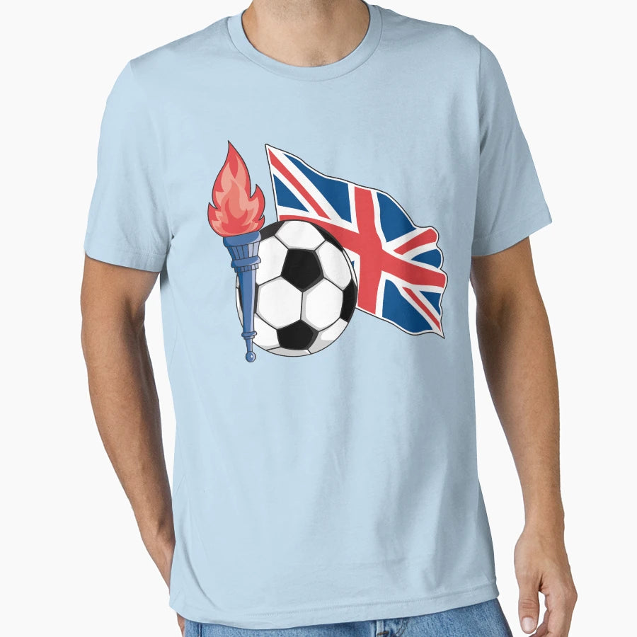 British Soccer T-Shirt - Custom Art Print Men Women - T-Shirt, Sweatshirt, Hoodie