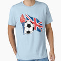 British Soccer T-Shirt - Custom Art Print Men Women - T-Shirt, Sweatshirt, Hoodie