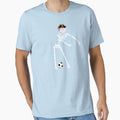 Pirate Skeleton Soccer Halloween T-Shirt - Streetwear Style Men Women - T-Shirt, Sweatshirt, Hoodie