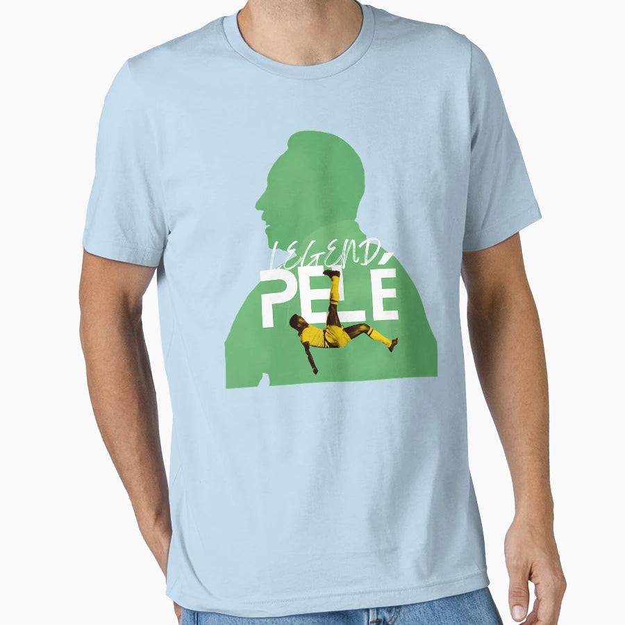 Pele Soccer Brazil Player T-Shirt - Trendy Graphic Men Women - T-Shirt, Sweatshirt, Hoodie