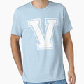 Letter V Alphabet T-Shirt - Graphic Print for Adults - T-Shirt, Sweatshirt, Hoodie