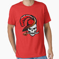 Tampa Bay Skull Football Fan T-Shirt - Unique Graphic for Adults - T-Shirt, Sweatshirt, Hoodie