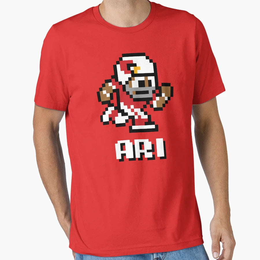Arizona Cardinals Tecmo Super Bowl T-Shirt - Novelty Apparel for Adults - T-Shirt, Sweatshirt, Hoodie