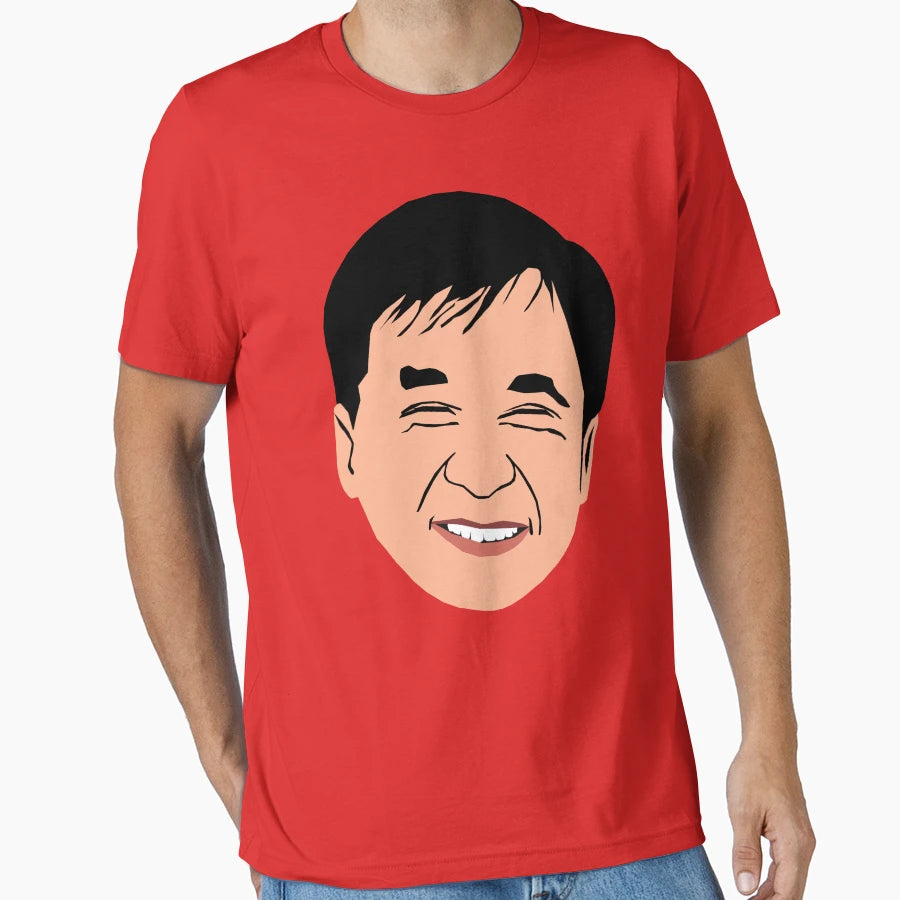 Jackie Chan Illustration T-Shirt - Minimalist Print for Adults - T-Shirt, Sweatshirt, Hoodie