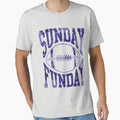 Sunday Funday Football T-Shirt - Custom Art Print Unisex - T-Shirt, Sweatshirt, Hoodie