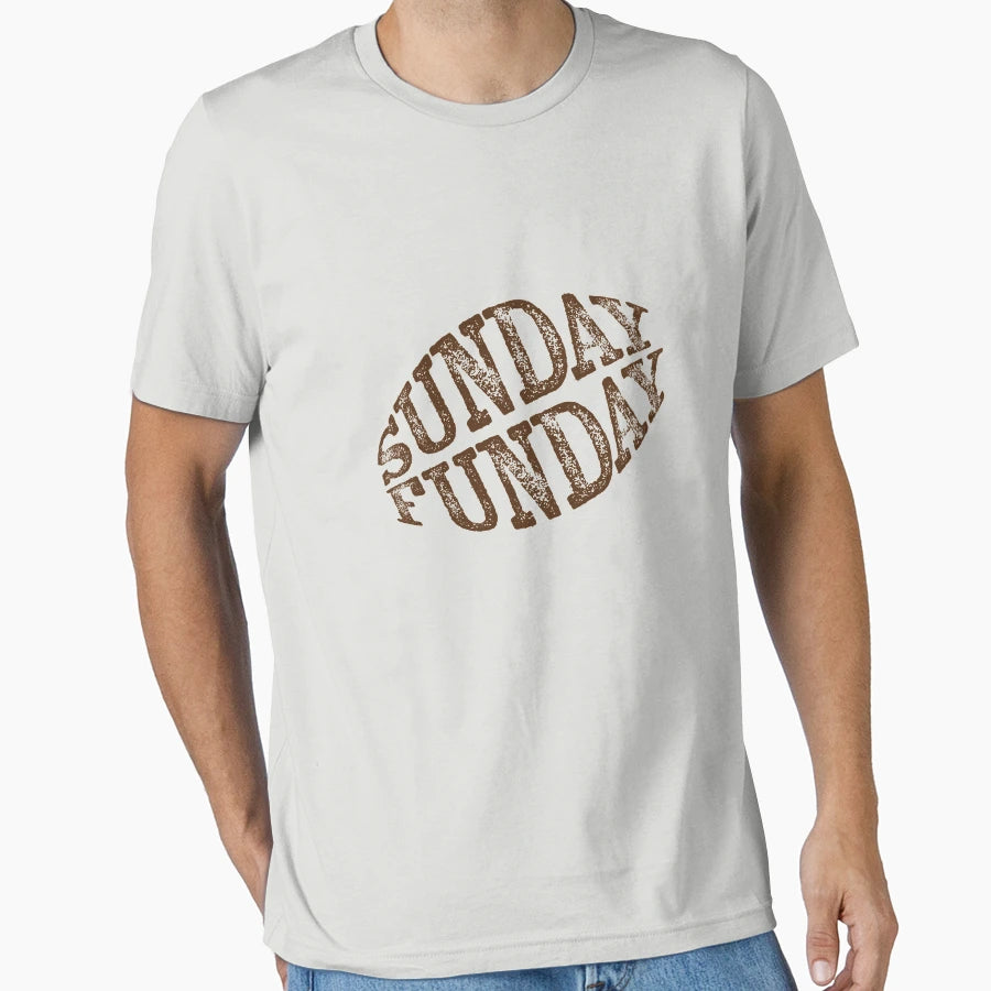 Sunday Funday Football Fan T-Shirt - Casual Everyday Wear for Adults - T-Shirt, Sweatshirt, Hoodie