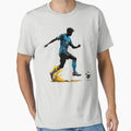 Stylish Blue Jersey Football Player T-Shirt - Fun Novelty Design Unisex - T-Shirt, Sweatshirt, Hoodie