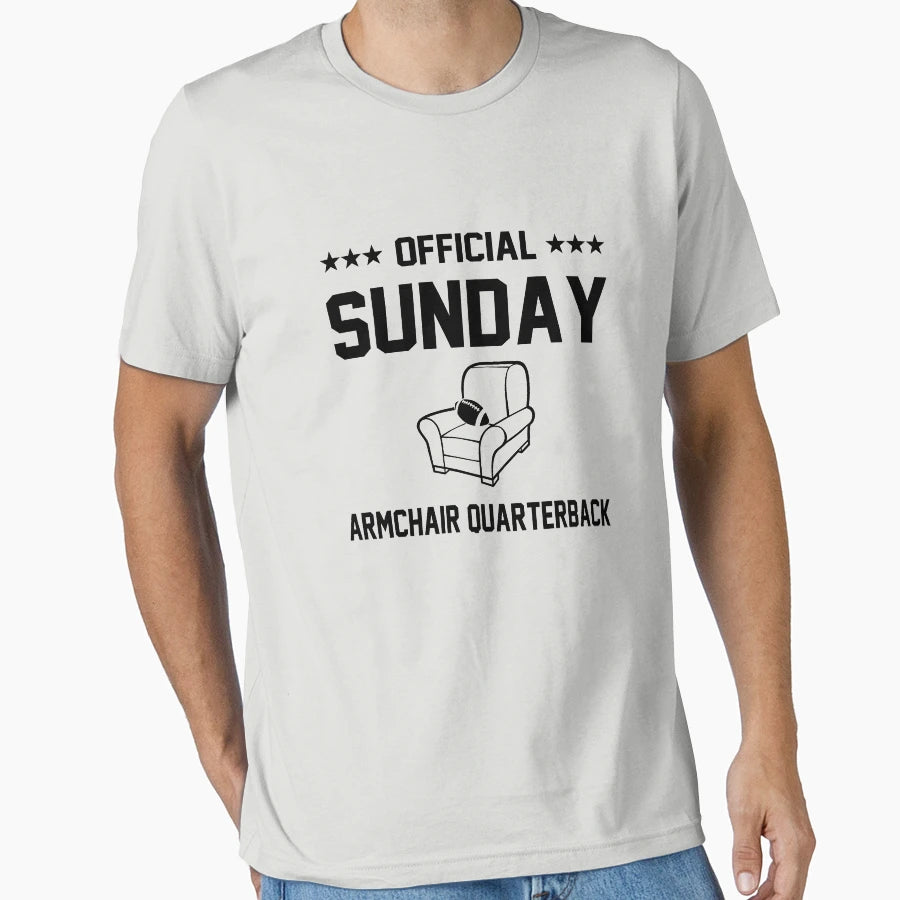 Sunday Armchair Quarterback T-Shirt - Fun Novelty Design Unisex - T-Shirt, Sweatshirt, Hoodie