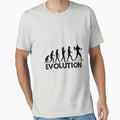 Evolution Football Player T-Shirt - Minimalist Print for Adults - T-Shirt, Sweatshirt, Hoodie
