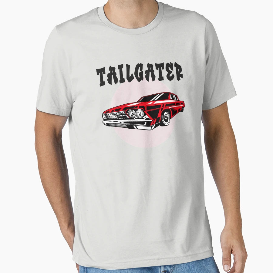 Tailgater Red Cartoon Lowrider Hot T-Shirt - Fun Novelty Design for Adults - T-Shirt, Sweatshirt, Hoodie