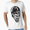 Skeleton American Football Player T-Shirt - Aesthetic Graphic for Adults - T-Shirt, Sweatshirt, Hoodie