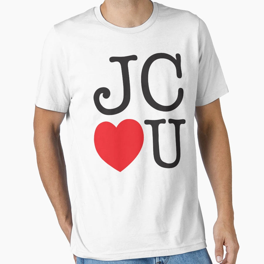 Jc Loves U T-Shirt - Unique Graphic Unisex - T-Shirt, Sweatshirt, Hoodie