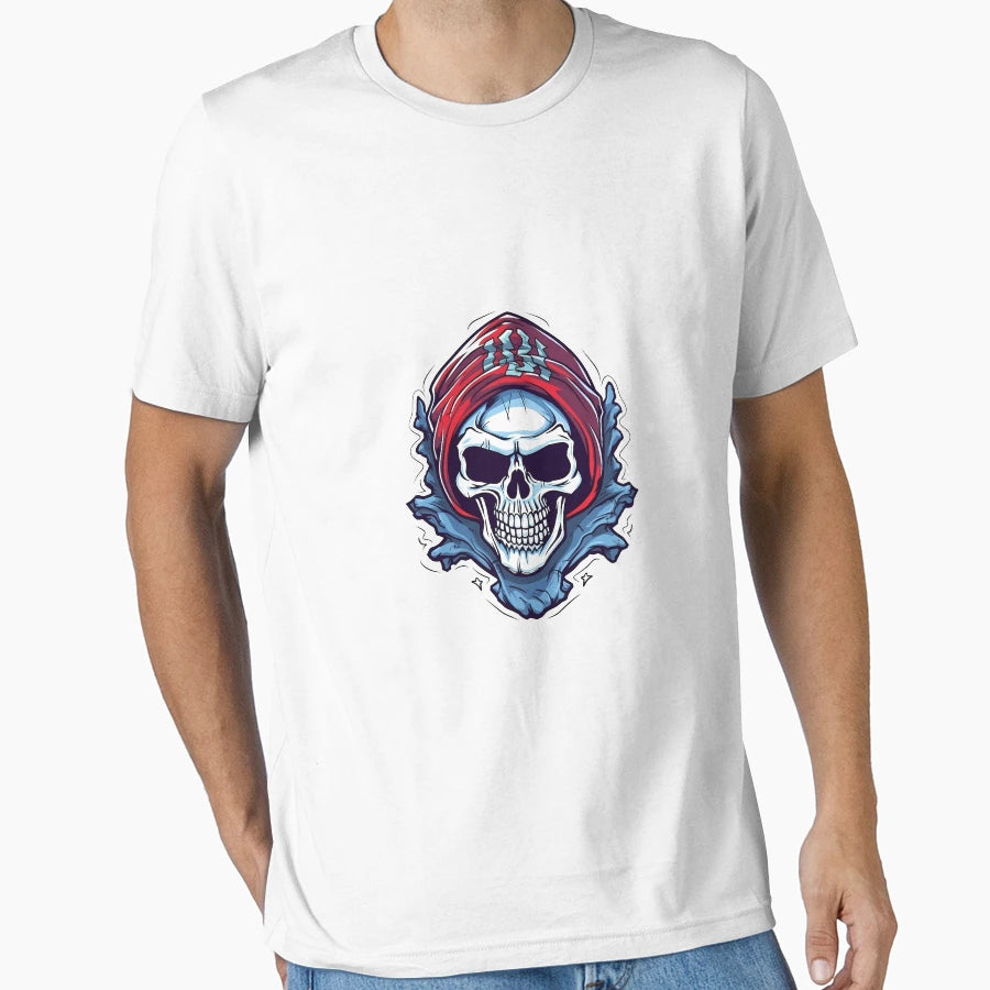 Skeleton Logo Art T-Shirt - Unique Graphic Men Women - T-Shirt, Sweatshirt, Hoodie