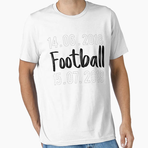 14 06 2018 Football 15 07 2018 Football T-Shirt - Graphic Print for Adults - T-Shirt, Sweatshirt, Hoodie