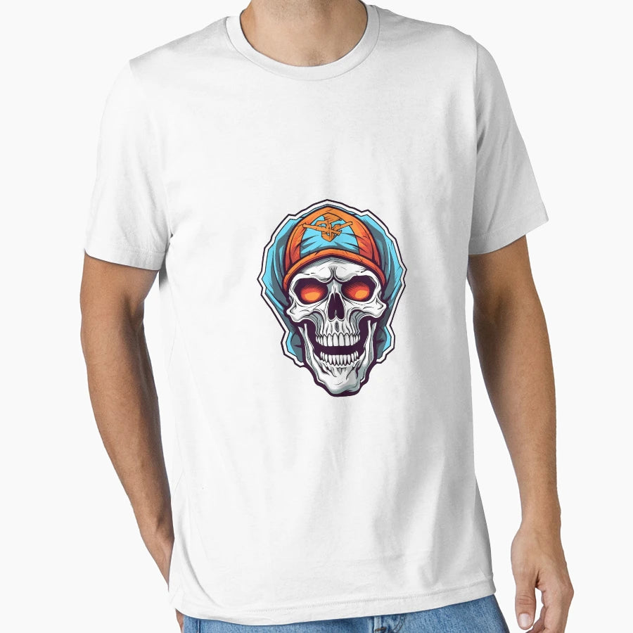 Skeleton Logo Art T-Shirt - Trendy Graphic for Adults - T-Shirt, Sweatshirt, Hoodie