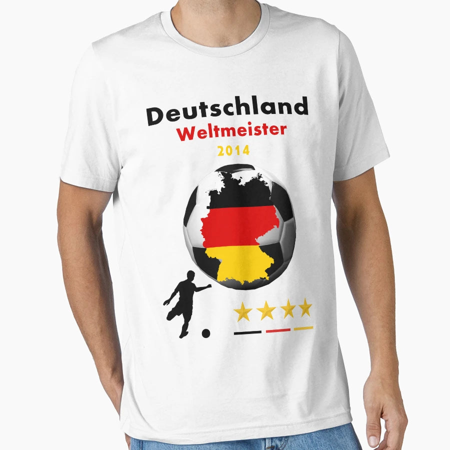Deutschland Weltmeister 2014 T-Shirt - Trendy Graphic for Adults - T-Shirt, Sweatshirt, Hoodie
