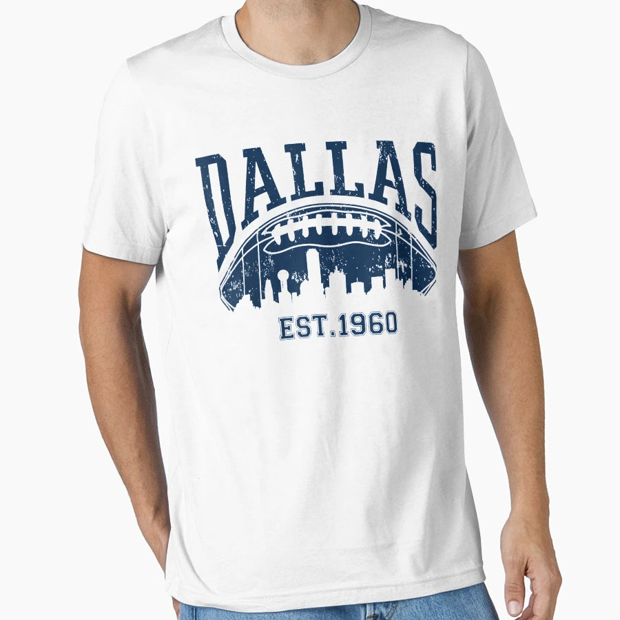 Dallas Football T-Shirt - Fun Novelty Design Men Women - T-Shirt, Sweatshirt, Hoodie