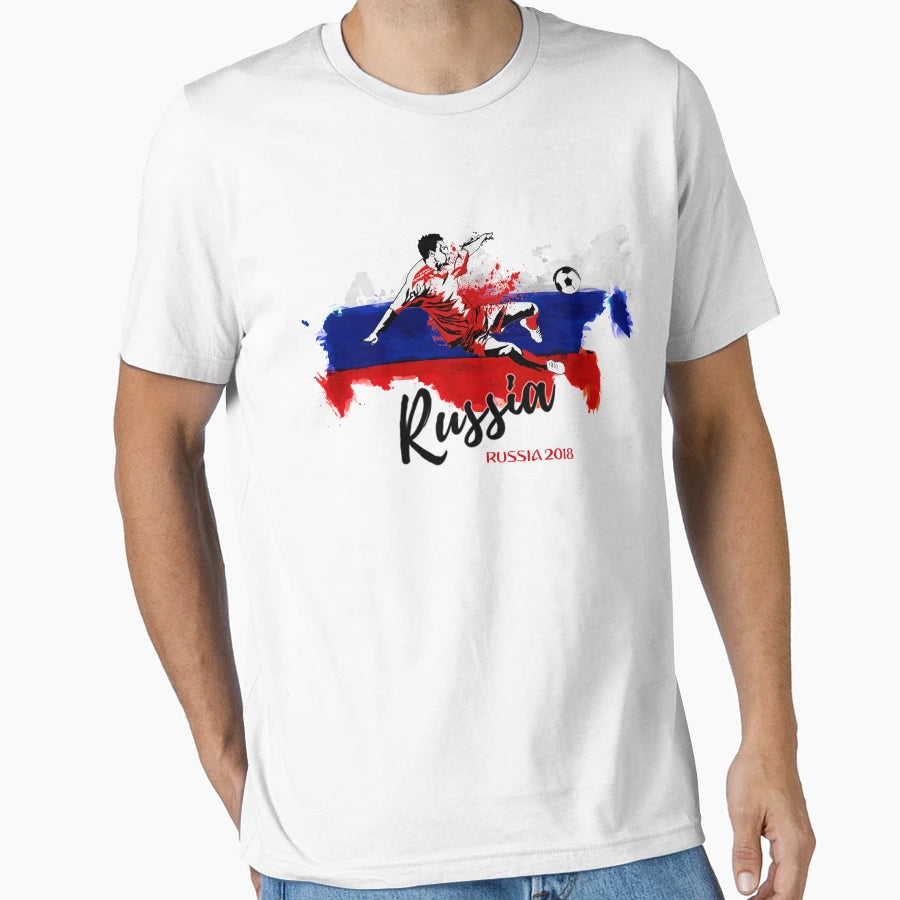 Russia World Cup T-Shirt - Custom Art Print Men Women - T-Shirt, Sweatshirt, Hoodie