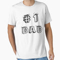 No 1 Dad T-Shirt - Custom Art Print Unisex - T-Shirt, Sweatshirt, Hoodie