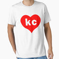 I Love Kansas City Heart Kc T-Shirt - Aesthetic Graphic Men Women - T-Shirt, Sweatshirt, Hoodie