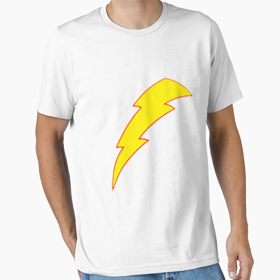 Super Hero Logo Lightning Bolt T-Shirt - Fun Novelty Design Men Women - T-Shirt, Sweatshirt, Hoodie